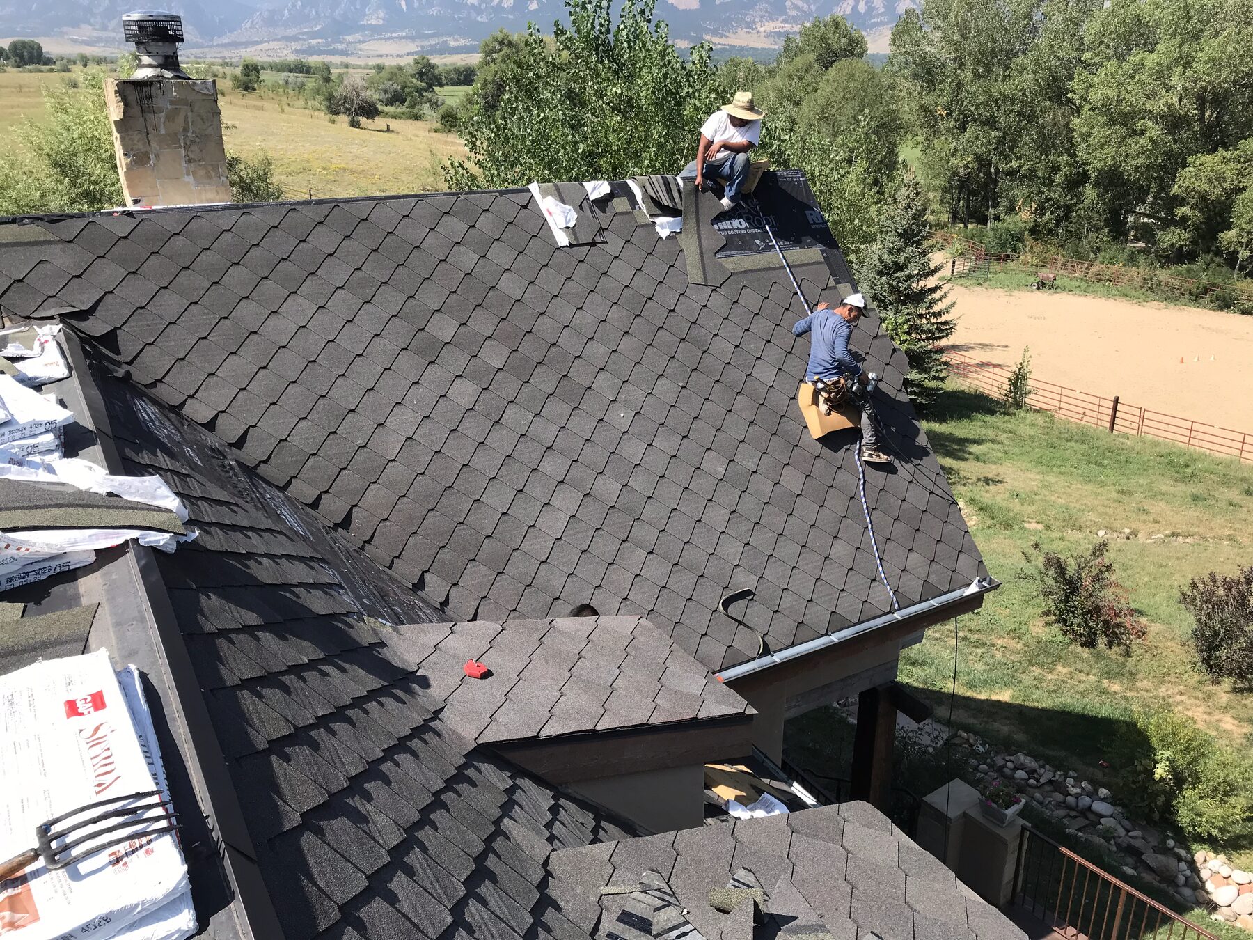 Finished Roofco roof on Front Range residential home