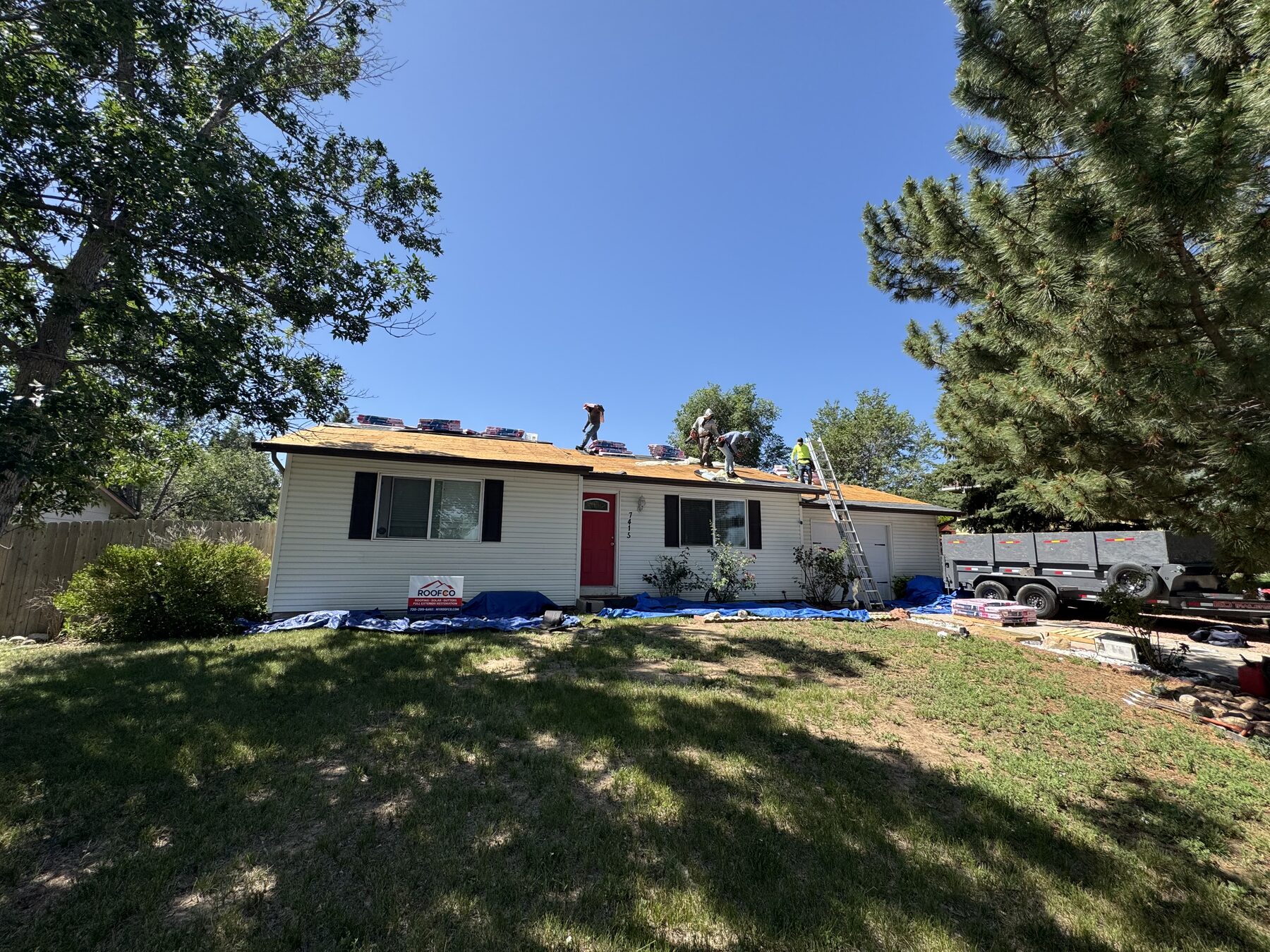Asphalt shingle replacement in Thornton