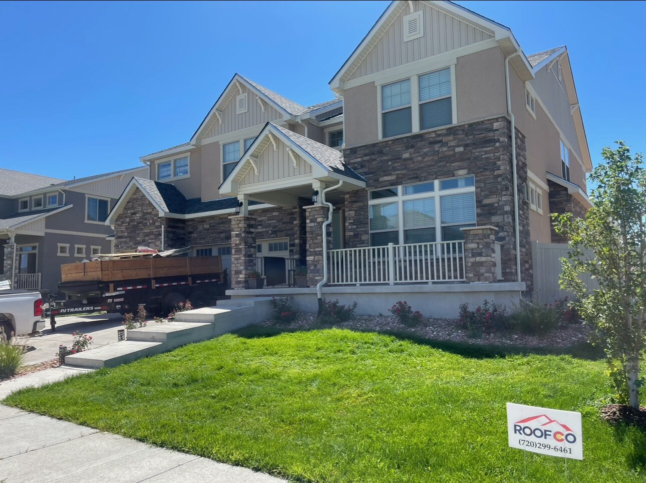 Roofco residential roof installation, Denver Metro