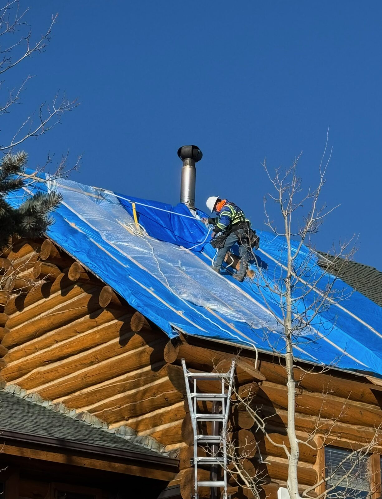 Roofco mountain home roof project, Colorado