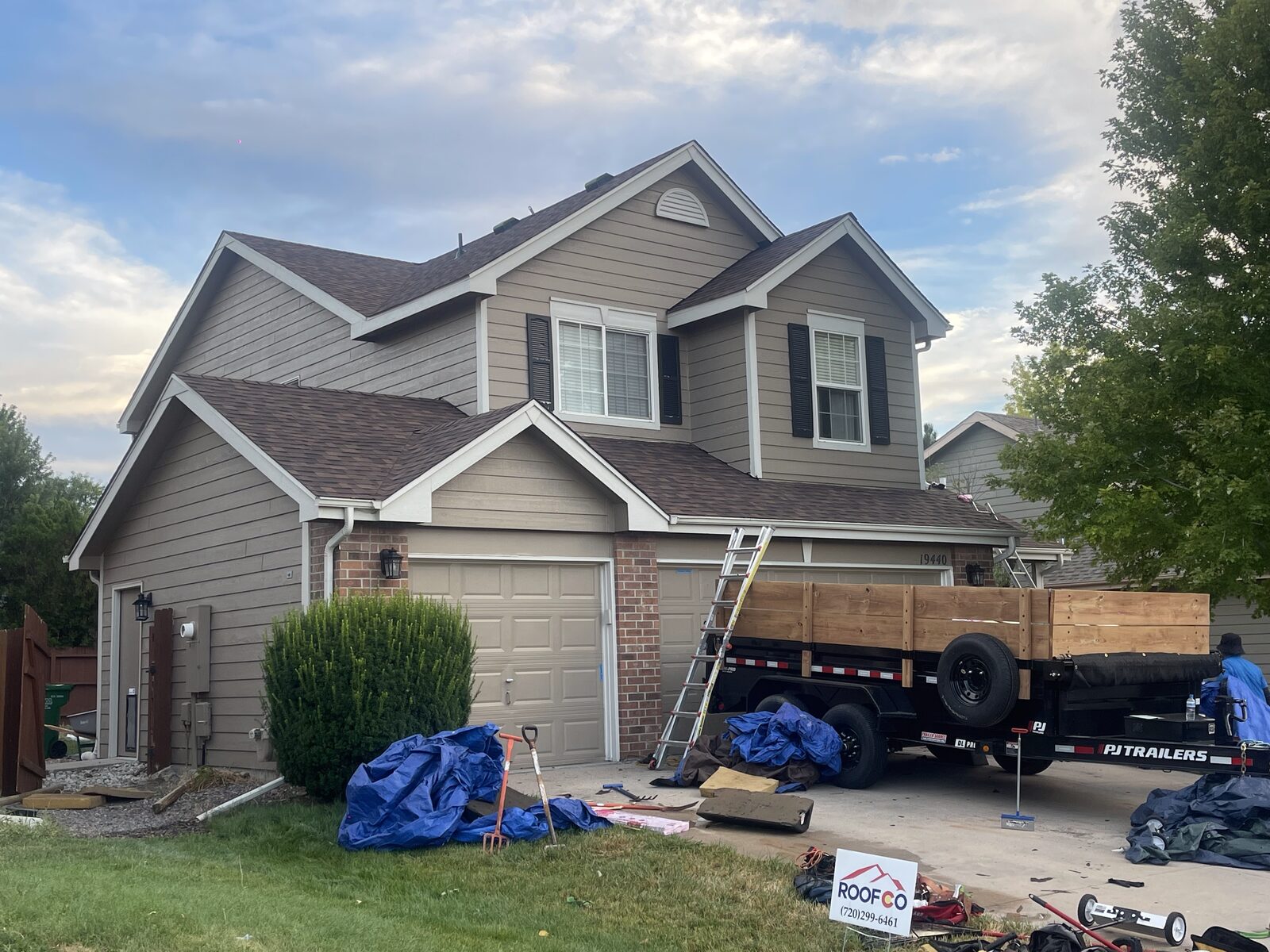 Roofco residential roofing project, Colorado