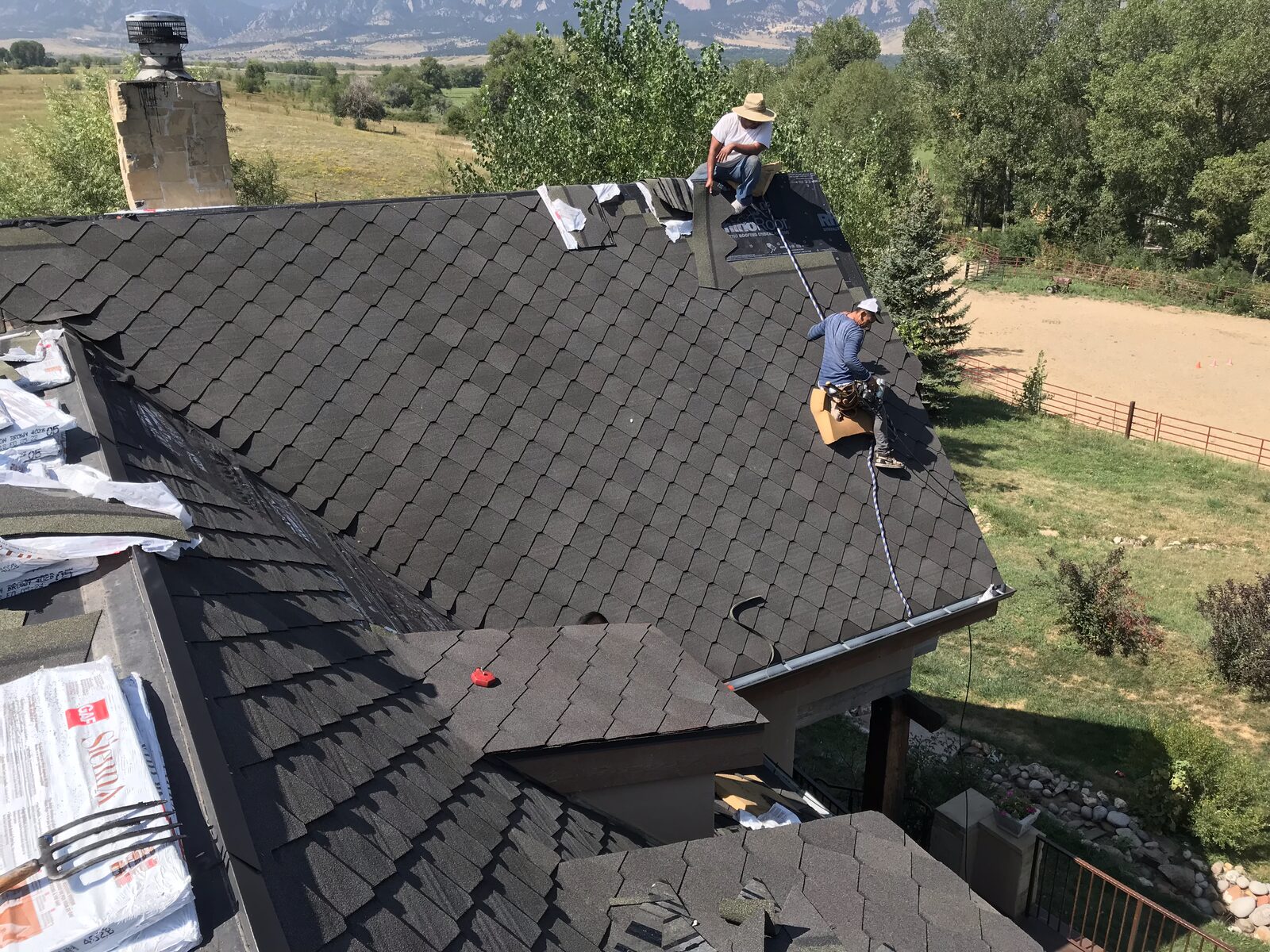 Roofco residential job, Colorado